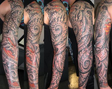 Tattoos - Biomech Sleeve - 114082